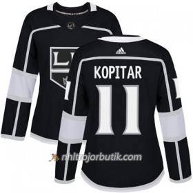 Dame Ishockey Los Angeles Kings Tröja Anze Kopitar 11 Adidas 2017-2018 Svart Authentic